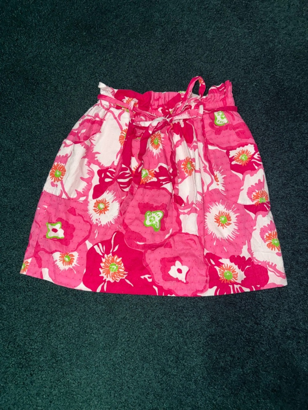 Lilly Pulitzer Hotty Pink Cherry Begonia Skirt!